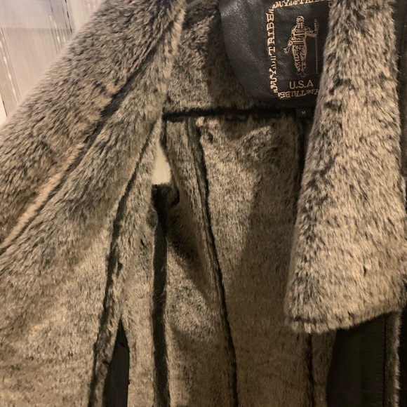 MY TRIBE Leather Vest - Picture 5 of 8